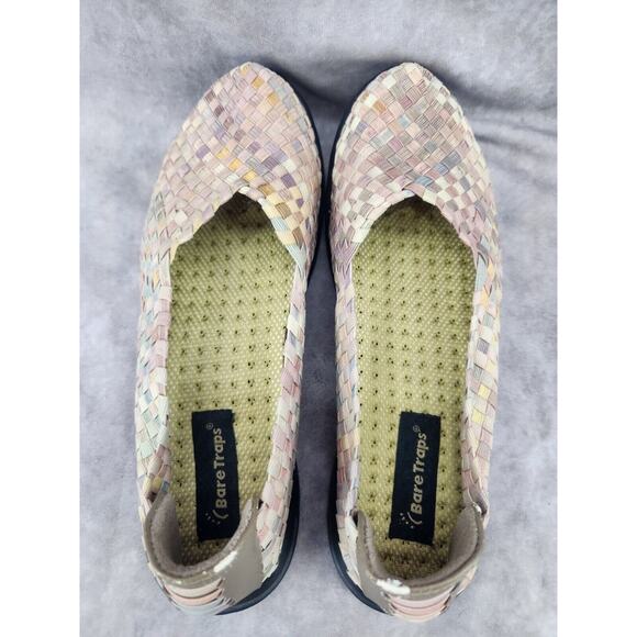 Bare Traps LEXIE Woven Slip-On Flat Shoe Pastel Multicolor Womens Size 8 Casual - Picture 7 of 8